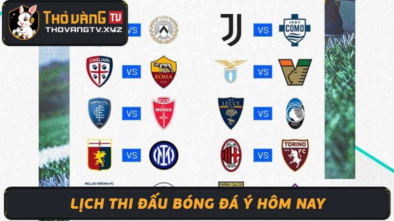 Lịch thi đấu bóng đá Ý Serie A 2024 - Lich thi dau bong da y