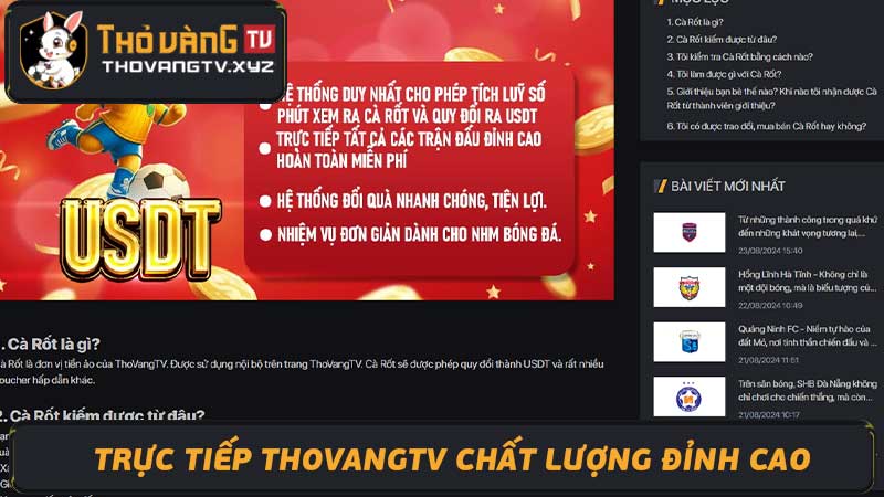 Trực tiếp Thovangtv Chất lượng đỉnh cao, trải nghiệm tuyệt vời